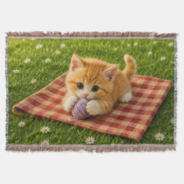 Schattig Kitten Deken