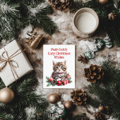 Schattig Kitten Feestdagenkaart