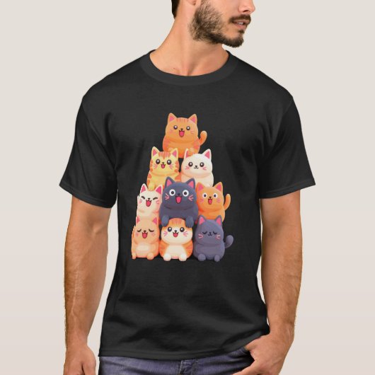 Schattig Kitten Grappige Kitty Romantisch T-Shirt (Voorkant)