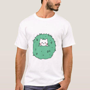 Schattig Kitten in een Struik T-shirt