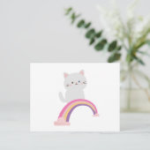 Schattig Kitten Kat Briefkaart (Staand voorkant)