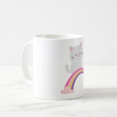 Schattig Kitten Kat Koffiemok (Voorkant links)