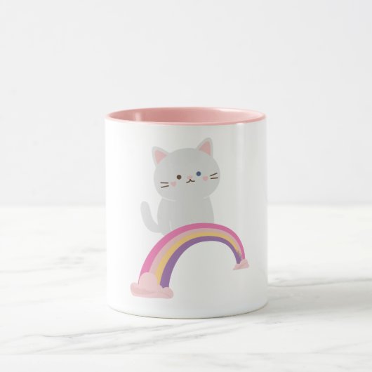 Schattig Kitten Kat Koffiemok Mok (Midden)