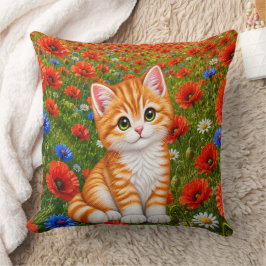 Schattig Kitten Kussen