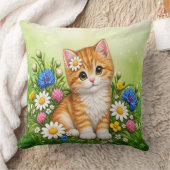 Schattig Kitten Kussen (Deken)