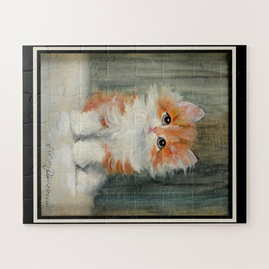 Schattig Kitten Legpuzzel (Horizontaal)