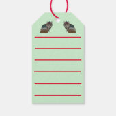 schattig kitten likkende pootjes grijs tafeltje ka cadeaulabel (Achterkant)