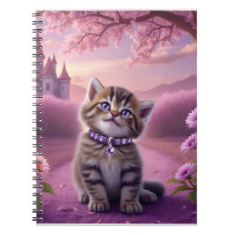 Schattig Kitten met Glitterende Halsband Notitieboek
