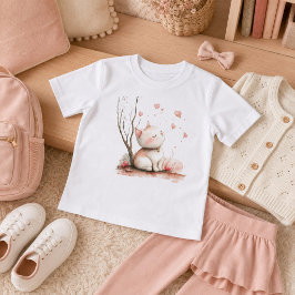 Schattig Kitten met Hartjes Kinderen Terug naar Sc T-shirt