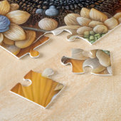 Schattig Kitten Met Zonnebloemen Legpuzzel (Zijkant)