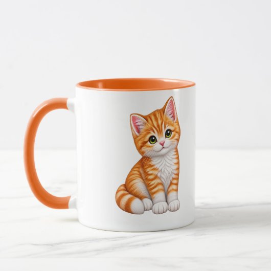 Schattig Kitten Mok (Links)