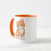 Schattig Kitten Mok (Voorkant links)