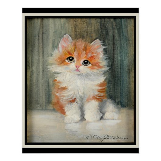 Schattig Kitten Perfect Poster (Voorkant)
