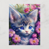 Schattig kitten, Postcrossing Briefkaart (Voorkant)