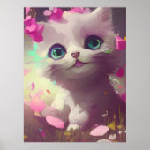 Schattig Kitten Poster (Voorkant)