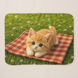 Schattig Kitten Sherpa Deken