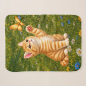 Schattig Kitten Sherpa Deken (Voorkant (horizontaal))