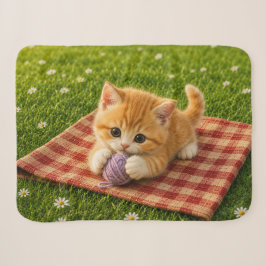 Schattig Kitten Sherpa Deken