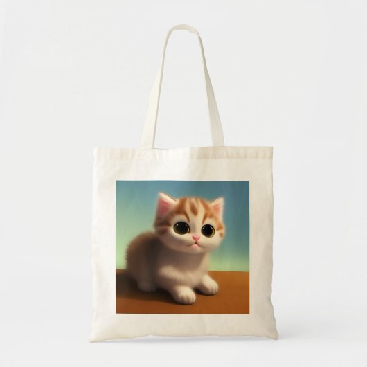 Schattig Kitten Tote Bag (Voorkant)