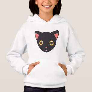 Schattig Kittengesicht Zwarte Kitten
