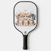 Schattig Kittens Pickleball Paddle | Aardige Katte (Achterkant)