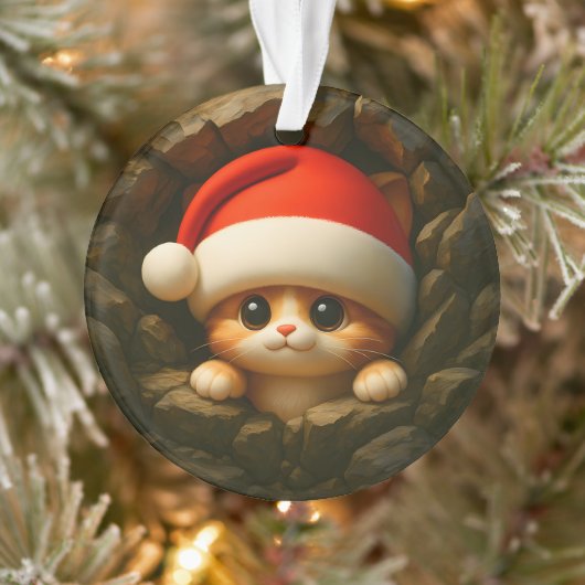 Schattig Kittens Tweezijdige Kerst  Ornament (Boom)