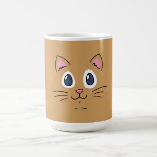Schattig Kitty Gezicht Koffiemok