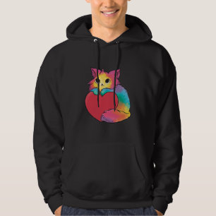 Schattig Kitty Hart Hoodie