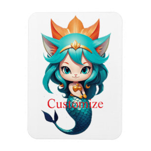 Schattig Kitty Kat Meermin Thunder_Cove Magneet