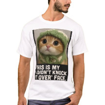 Schattig Kitty Meme – “Ik heb het niet omgegooid” 