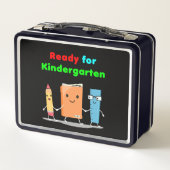 Schattig Klaar voor Kleuterschool Schoolboek Donke (Achterkant)