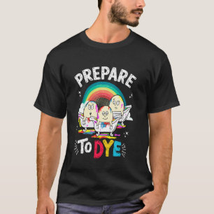 Schattig klaarmaken om te verven Grappige paaszond T-shirt