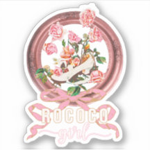 Schattig Klassiek Roze Rococo Meisje Rozen Boog Sc