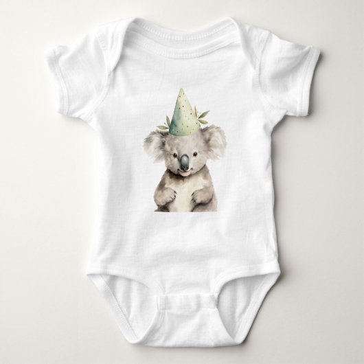 Schattig Klein Baby Koala Beer Dier Romper (Voorkant)