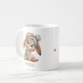 Schattig Klein Baby Konijn Koffiemok (Voorkant links)