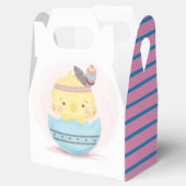 Schattig klein Baby shower voor kippen Bedankdoosjes (Geopend)