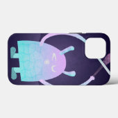 Schattig Klein Blauw Monster Case-Mate iPhone Case (Achterkant (horizontaal))