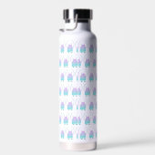 Schattig Klein Blauw Monster Waterfles (Rechts)