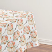 Schattig klein blush roze crème pompoenen herfst t tafelkleed (Voorbeeld)