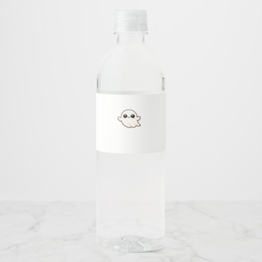 Schattig Klein Boe Basis Schoon Waterfles Etiket (Voorkant)