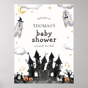 Schattig Klein Boe Geest Huis Baby Shower Welkom Poster