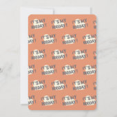 Schattig klein boek draaien een kaart (Achterkant)