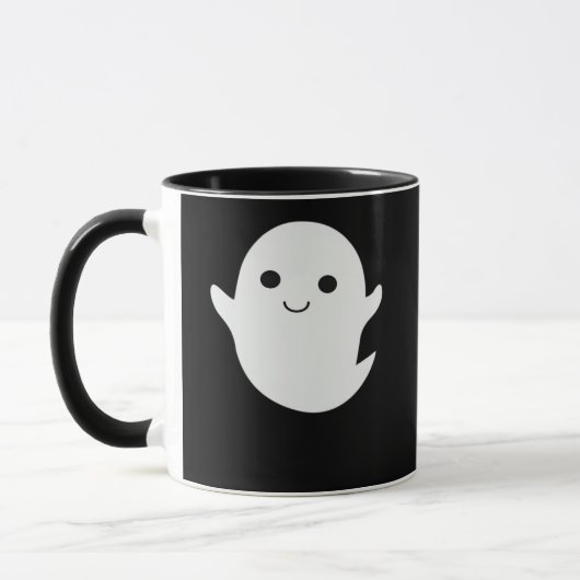 Schattig Klein Boo Klassiek Passend Mok (Links)