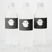 Schattig Klein Boo Klassiek Passend Waterfles Etiket (Flessen)