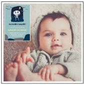 Schattig klein boo schedel jongen Halloween 1e ver Kaart