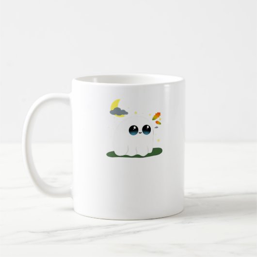 Schattig Klein Boostie Herfst Scene Vintage Klassi Koffiemok (Links)
