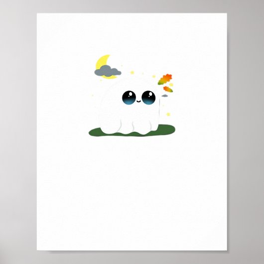 Schattig Klein Boostie Herfst Scene Vintage Klassi Poster (Voorkant)