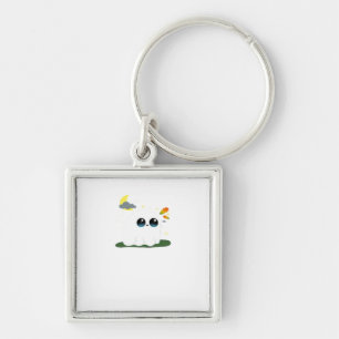 Schattig Klein Boostie Herfst Scene Vintage Klassi Sleutelhanger
