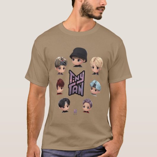 Schattig klein bruin geschenk t-shirt (Voorkant)