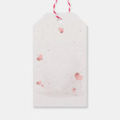 Schattig klein cartoon zebra  cadeaulabel (Achterkant)